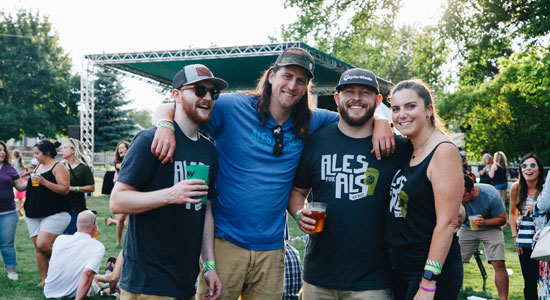 Ales for ALS at Bale Breaker Brewing
