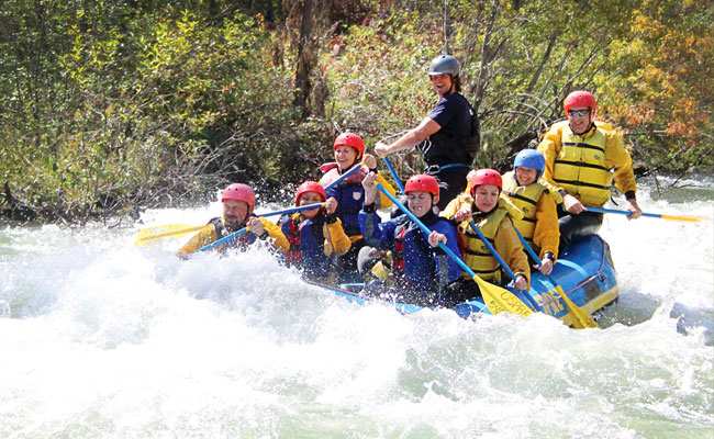 White Water Rafting during Tieton Flip Flop - Yakima Valley